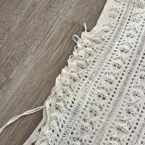 Womens Crochet Swim Coverup - M - Picture 3 of 7